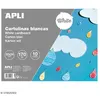 Image de Bloc papier carton Apli - Blanc - 24 x 32 cm - 10 pcs