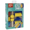 Image de Tampons et rouleaux - Set de peinture - Enfant - Gouache - Apli Kids - Loisirs créatifs