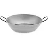 Image de Vaello Tiefe Pfanne mit Griffen 450 Gebürsteter Edel Verchromt (Ø 50 cm), Poêle + casserole, Noir