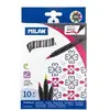 Image de Milan, Écriture + dessin, Crayons-feutres PINCEL BRUSH, 10 couleurs (10x)