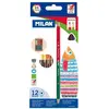 Image de Milan, Écriture + dessin, Crayons triangulaires bicolores 24 couleurs (07112312) (24x)