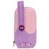 Image de Trousse d'écolier Milan Animals Violet 22,5 x 11,5 x 11 cm
