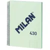 Image de Milan, Cahier + bloc-notes, 57142E80GR (A4, À rayures, Couverture rigide)