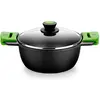 Image de BRA A400320, Plat à gratin, Noir, Vert
