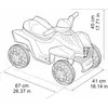 Image de Feber Quad Racy Red 6V