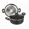 Image de IBILI - Cocotte avec couvercle en verre, Aluminium, 28 cm, Antiadhésif, Compatible avec l'induction