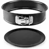 Image de Ibili Moule à charnière 20 x 6,5 cm Parfait pour les gâteaux et les desserts, Moule à gâteau, Noir
