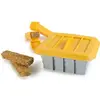 Image de Kit pour barres énergétiques - ibili - 747000 - Silicone - 15 x 7 x 7 cm - 6 pièces orange