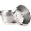 Image de Moules à Pastèis de Nata - IBILI - Lot de 6 - 7,5 x 2 cm - Gris - Antiadhésif gris