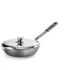 Image de IBILI Poêle avec couvercle pour retourner les tortillas Titanio Chef, 26 cm, Aluminium, Antiadhésif Quantanium, Compatible induction