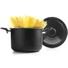 Image de IBILI - Marmite pour les pâtes avec couvercle-égouttoir, 22 cm, Aluminium, Antiadhésif, Compatible avec l'induction