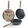Image de IBILI Bux - Poêle Double à Omelette avec Revêtement Antiadhésif (24 cm) - Aluminium - Induction complète