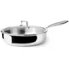 Image de Sauteuse avec couvercle Triply Natural 28 cm - Ibili - Argent / Métallique - Aluminium
