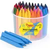 Image de Jovi, Écriture + dessin, Boîte de crayons de cire Jumbo Easy Grip couleurs assorties, 72 pcs. (72x)