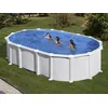 Image de Piscine acier blanc Haïti ovale 6,34 x 3,99 x 1,32 m - Gré
