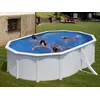 Image de Piscine acier blanc Bora Bora ovale 5,27 x 3,27 x 1,22 m - Gré