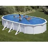 Image de Piscine acier blanc Fidji ovale 7,44 x 3,99 x 1,22 m - Gré