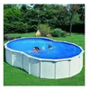 Image de Piscine acier blanc Varadero en huit 5,00 x 3,40 x 1,20 m - Gré