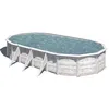 Image de iscine ovale acier Gre Pools 7,44m x 3,99m x H: 1,22m - Imitation bois Nordique