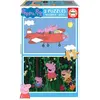 Image de Educa Euca Puzzle 2x16 Peppa Pig (bois) G3 (16 pièces)