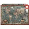 Image de Educa Carte du monde historique (8000 pièces)