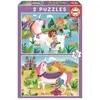 Image de Educa Unicorns and Fairies x pcs (40 pièces)