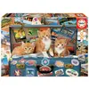 Image de Educa Quand les chats voyagent (200 pièces)