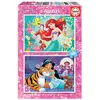 Image de Puzzle 2 x 48 - Princesse Ariel et Princesse Jasmin