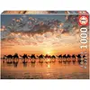Image de Educa Coucher de soleil sur le câble de la plage (1000 pièces)
