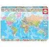 Image de EDUCA - Puzzle - 1500 CARTE POLITIQUE