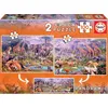 Image de Puzzle 2x100 Animaux sauvages