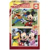 Image de 2 supers puzzles mickey 50p bois