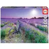 Image de Educa - Puzzle - 1000 Vélo Dans Un Champ De Lavande