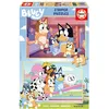 Image de Set 2 puzzles x 25 pièces Educa Bluey en bois