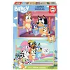 Image de Educa Bluey 2 X 25, bois (25 pièces)