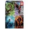 Image de Puzzle 1500 pièces : Elemental Magic Star Chart, Anne Stokes Educa