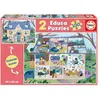Image de Educa      2×100   . Maison Inside/Outside 19957 (100 pièces)