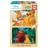 Image de Puzzles 2 X 25 pcs Le roi Lion en bois