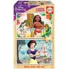 Image de Educa      2×50   . Disney Princess (Vaiana + Blanche-Neige) 19961 (100 pièces)