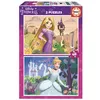 Image de 2 puzzles de 48 pieces Disney Princesses
