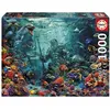 Image de Puzzle - EDUCA - Récif de corail Poséidon - 1000 pièces - Paysage et nature - Mixte - Intérieur