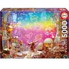 Image de Puzzle - Cabinet d'astrologie - Signes du zodiaque - 5000 pièces - Dès 14 ans - 157x107cm