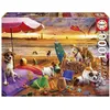Image de Puzzle 1000 pièces : CHIENS JOUANT SUR LA PLAGE