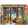 Image de Puzzle - EDUCA - Fenetre de l'Observateur d'Oiseaux - 1500 pieces - 85 x 60 cm - Pour adultes