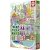 Image de Educa Puzzle 1000 pieces Barcelona by Car Pintos (1000 pièces)
