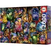 Image de Educa Puzzle 2000 pieces Dreams in Jars (2000 pièces)