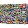 Image de Educa Puzzle 1000 pieces Chameleon Chaos (1000 pièces)