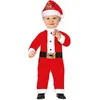 Image de déguisement costume père noël bébé - 12/18 mois - rouge - guirma 44059