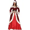 Image de déguisement mère noël luxe velours femme - m - rouge - guirma 44513