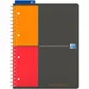 Image de Oxford, Cahier + bloc-notes, International Collegeblock "MANAGERBOOK", DIN A4 (A4+, Blanc, Couverture rigide)